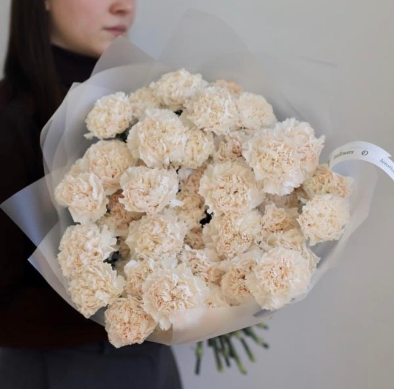 Ivory Carnation Bouquet