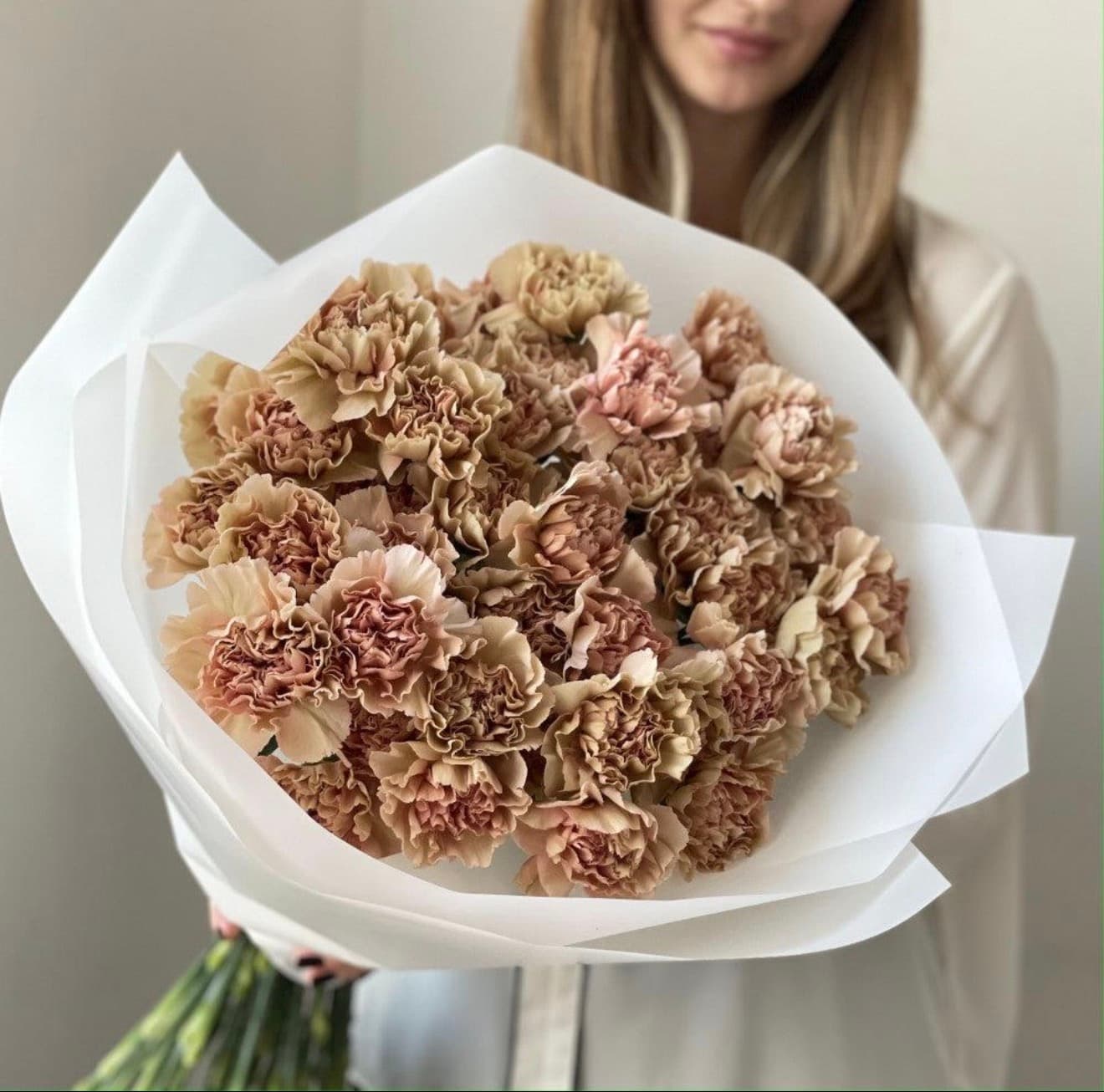Mocha Carnation Bouquet