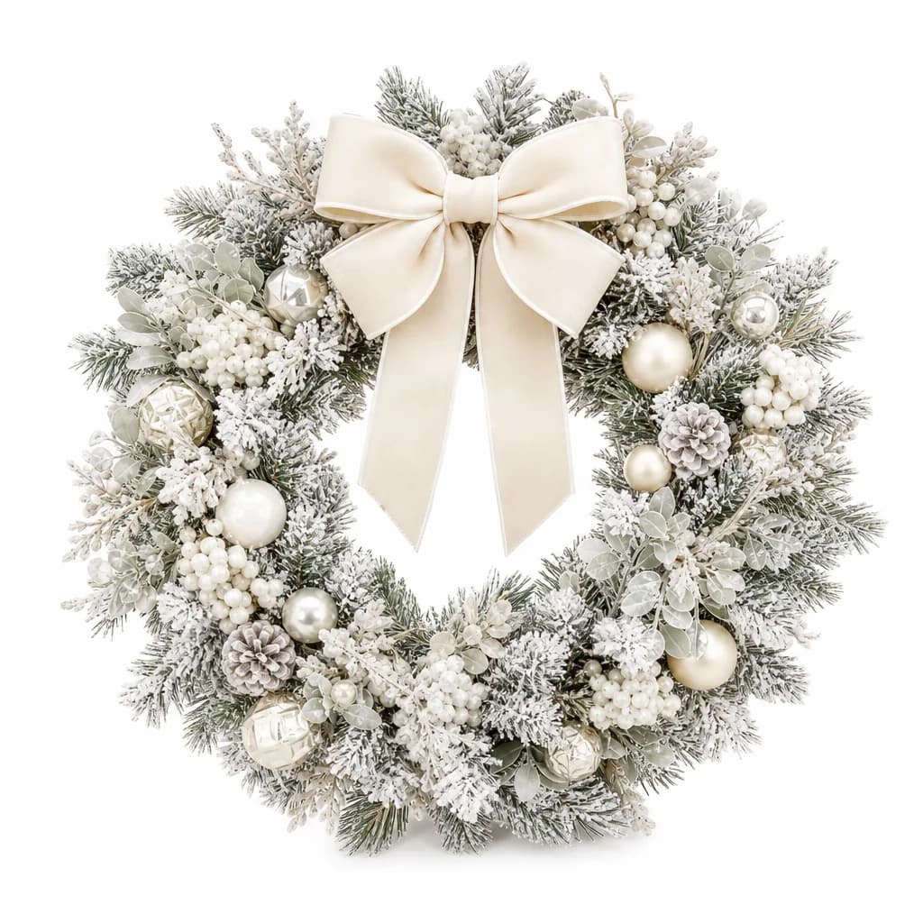Nordic Ivory Christmas Wreath